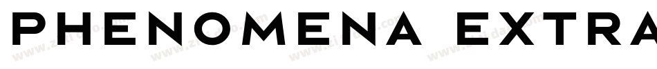 Phenomena ExtraBold字体转换